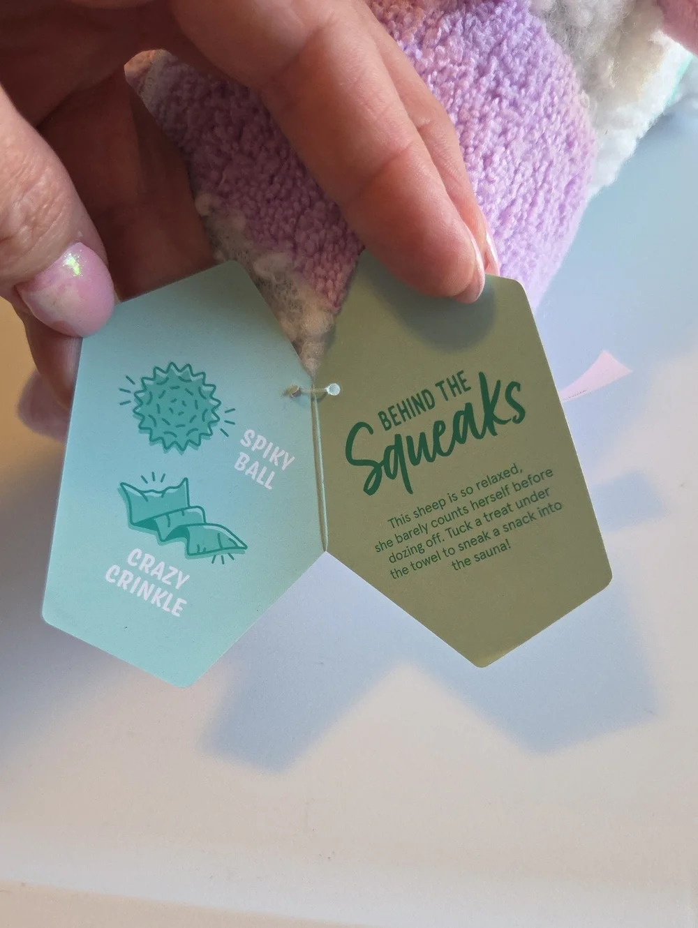💰3/$35 NWT Bark Box Shauna in the Sauna Dog Toy